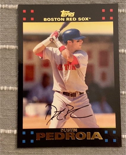 2007 Topps #578 Dustin Pedroia — front