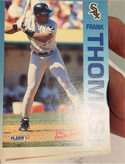 1992 Fleer 7-Eleven/Citgo The Performer #2 Frank Thomas — front