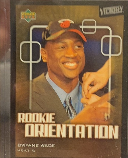 2003-04 Upper Deck Victory #105 Dwyane Wade Rookie Orientation — front