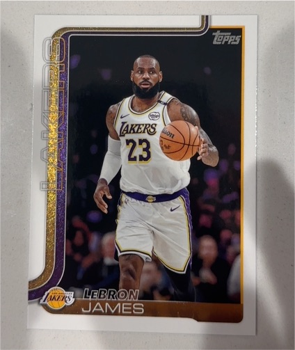 2025-26 Topps #150 LeBron James — front