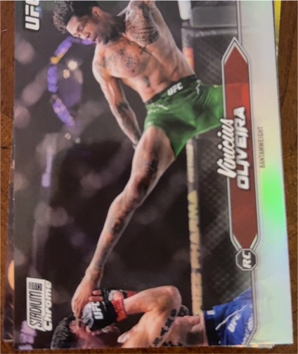 2025 Topps Stadium Club Chrome UFC #C-59 Vinicius Oliveira Rookie Card — front