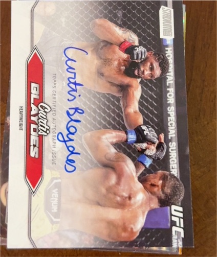 2025 Topps Stadium Club UFC #BCA-CBS Curtis Blaydes — front