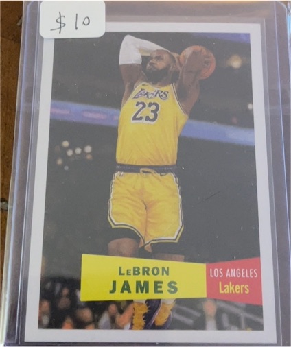 2025-26 Topps NBA Living Set #1 LeBron James — front