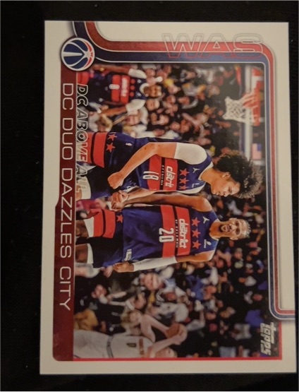 2025-26 Topps #285 DC Above All: DC Duo Dazzles City — front