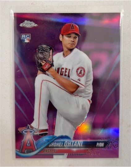 2018 Topps Chrome #150 Shohei Ohtani — front