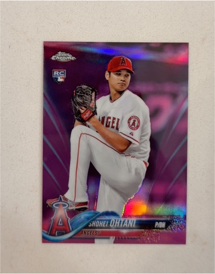 2018 Topps Chrome #150 Shohei Ohtani — front
