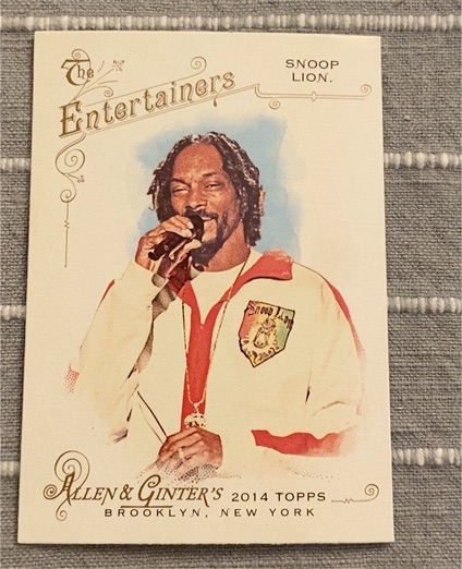 2014 Topps Allen & Ginter #23 Snoop Lion — front