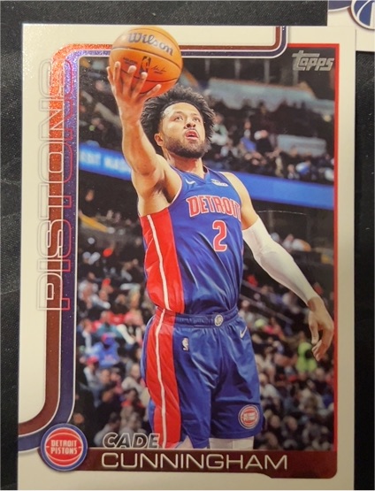 2025-26 Topps #40 Cade Cunningham — front