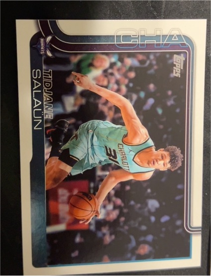2025-26 Topps #71 Tidjane Salaün — front