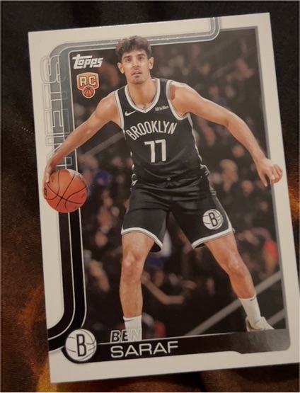 2025-26 Topps #226 Ben Saraf — front