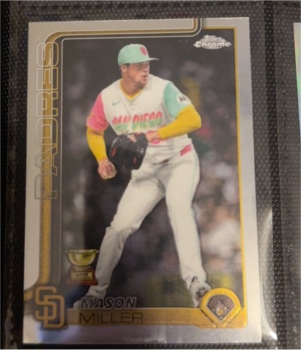 2025 Topps Chrome Update #USC195 Mason Miller — front