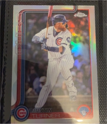 2025 Topps Chrome Update #USC170 Justin Turner — front