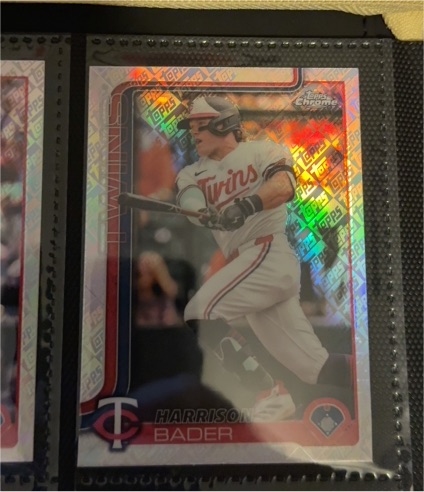 2025 Topps Chrome #62 Harrison Bader — front