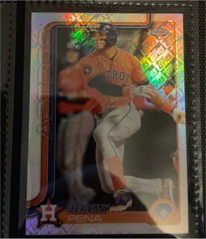 2025 Topps Chrome #239 Jeremy Pena — front