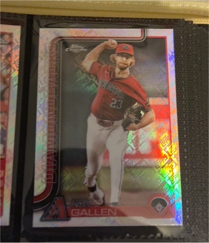 2025 Topps Chrome #4 Zac Gallen — front