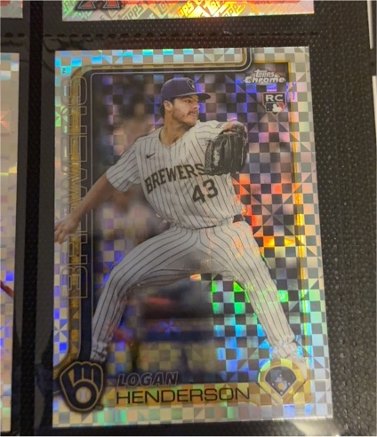 2025 Topps Chrome Update #USC65 Logan Henderson — front