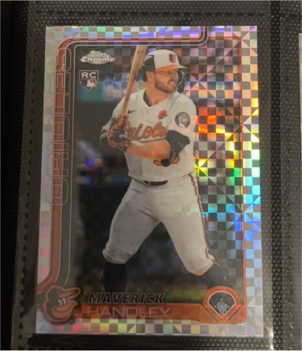 2025 Topps Chrome Update Series #USC58 Maverick Handley — front