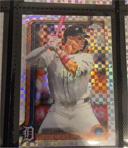 2025 Topps Chrome #494 Spencer Torkelson — front