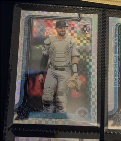 2025 Topps Chrome Update #USC86 Liam Hicks — front