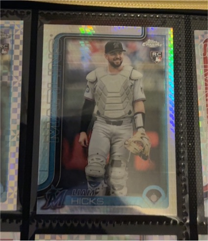2025 Topps Chrome Update #USC86 Liam Hicks — front