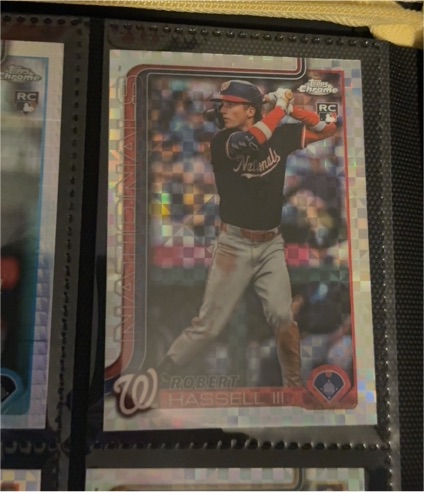 2025 Topps Chrome Update #USC154 Robert Hassell III — front