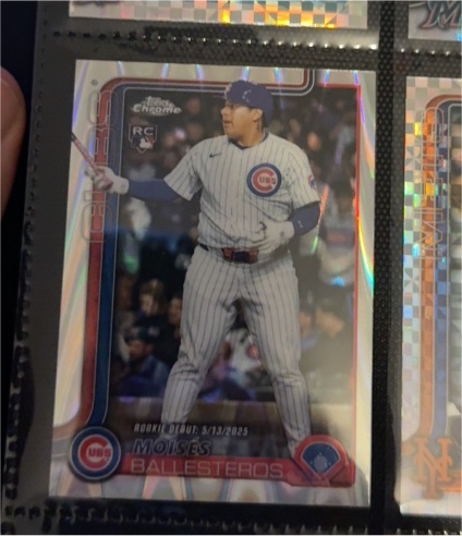 2025 Topps Chrome Update #USC7 Moises Ballesteros — front
