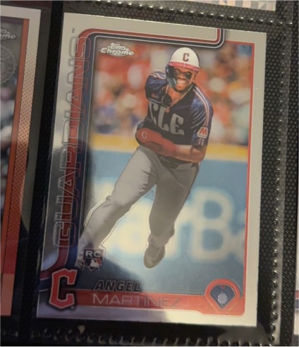 2025 Topps Chrome #155 Angel Martinez — front