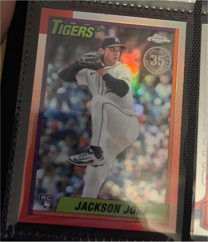 2025 Topps Chrome Update 1990 35th Anniversary #90CU-17 Jackson Jobe — front
