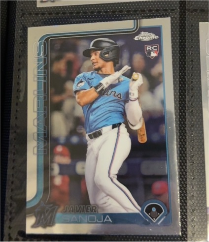 2025 Topps Chrome #76 Javier Sanoja — front