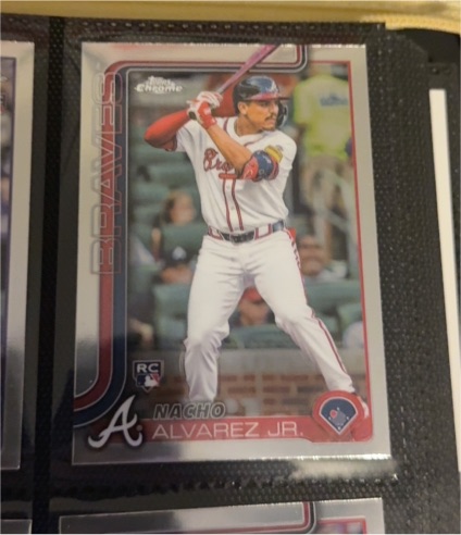 2025 Topps Chrome #75 Nacho Alvarez Jr. — front