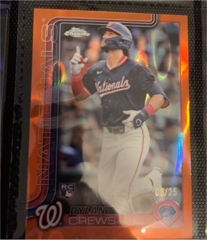 2025 Topps Chrome #146 Dylan Crews — front