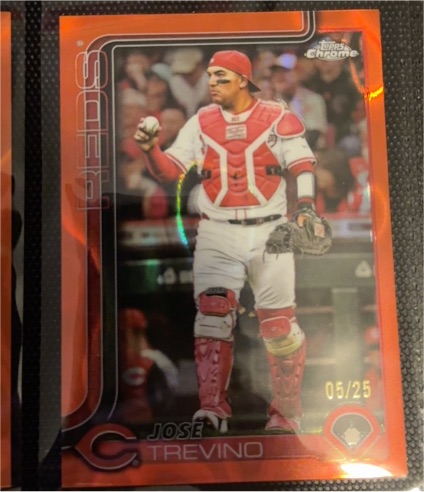 2025 Topps Chrome Update #US13 Jose Trevino — front