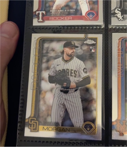 2025 Topps Chrome Update #USC33 David Morgan — front