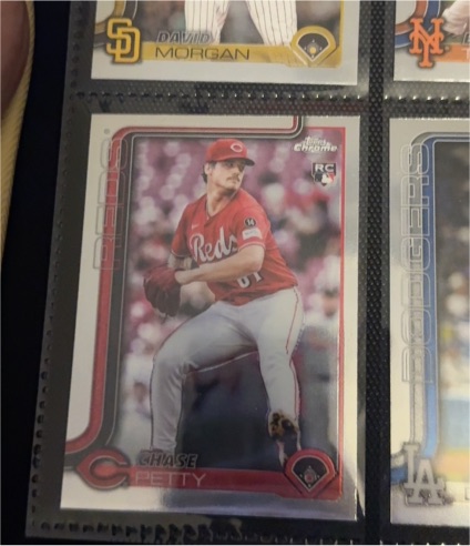 2025 Topps Chrome Update #USC97 Chase Petty — front