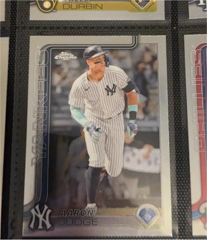 2025 Topps Chrome #300 Aaron Judge — front