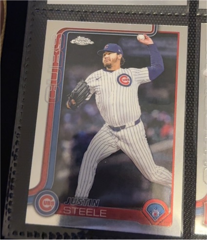 2025 Topps Chrome Update #USC3 Justin Steele — front