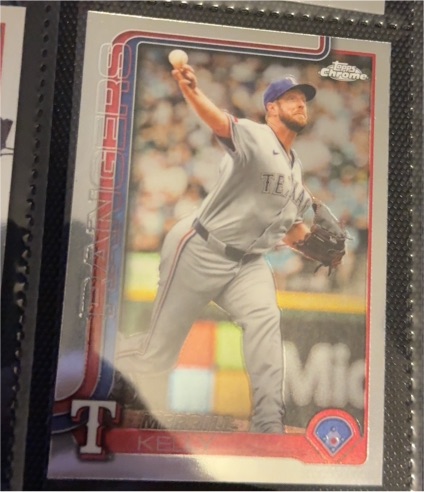 2025 Topps Chrome Update #USC162 Merrill Kelly Prism Refractors — front