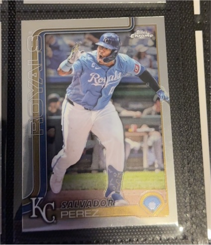 2025 Topps Chrome #114 Salvador Perez — front
