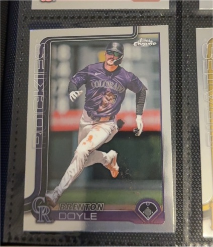2025 Topps Chrome #44 Brenton Doyle — front