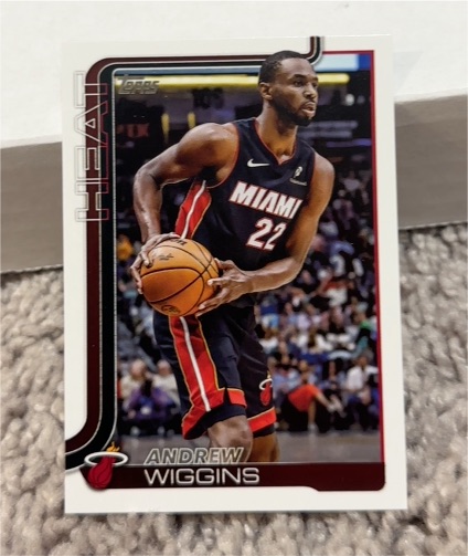 2025-26 Topps #77 Andrew Wiggins — front