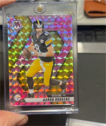 2025 Panini Mosaic #243 Aaron Rodgers — front