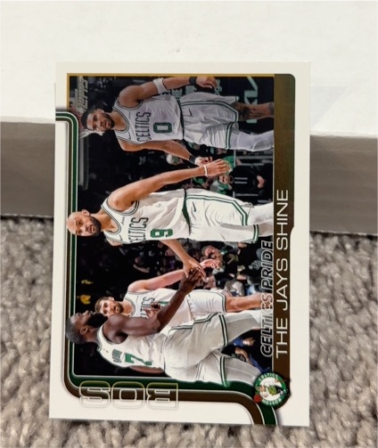 2025-26 Topps #272 Celtics Pride: The Jays Shine — front