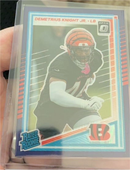 2025 Donruss Optic #385 Demetrius Knight Jr. — front