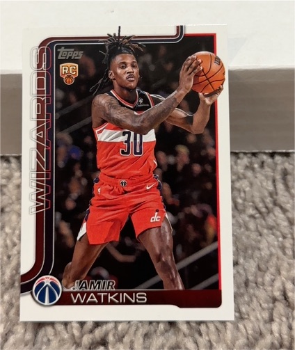 2025-26 Topps #244 Jamir Watkins — front