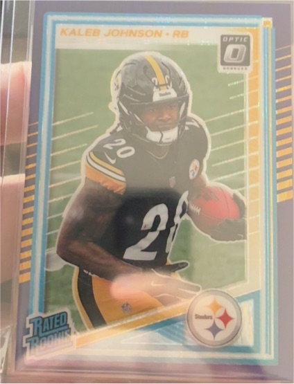 2025 Panini Donruss Optic #322 Kaleb Johnson — front