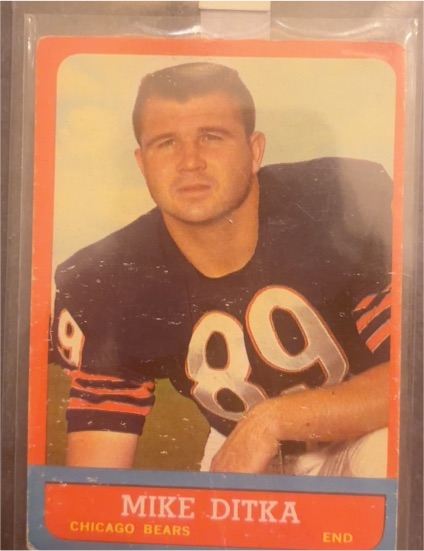 1963 Topps #62 Mike Ditka — front