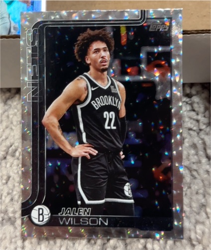 2025-26 Topps #12 Jalen Wilson — front