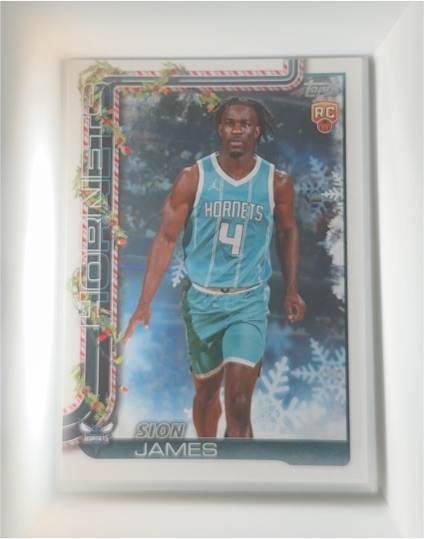 2025-26 Topps Holiday #H193 Sion James — front