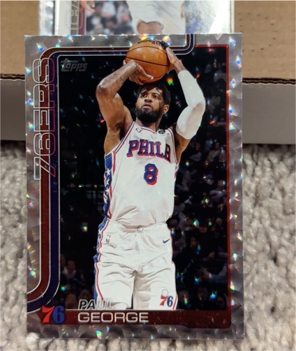 2025-26 Topps #23 Paul George — front
