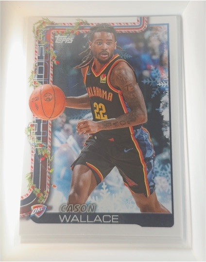 2025-26 Topps Holiday #H94 Cason Wallace — front